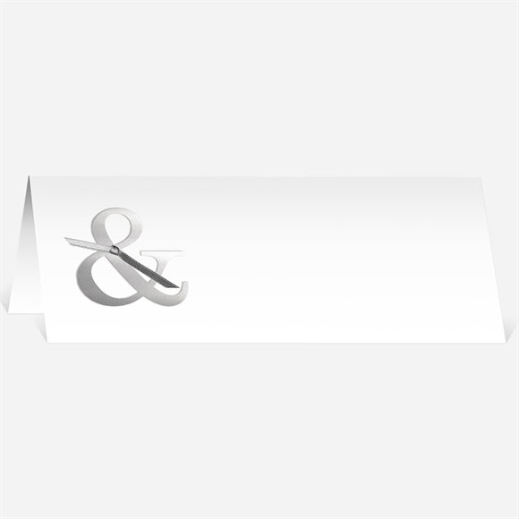 Marque-place mariage Esperluette et étiquettes réf.N440287