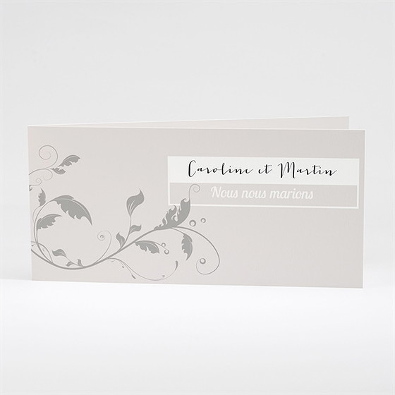 Faire-part mariage fleurs et élégance