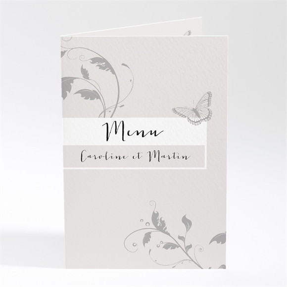 Menu mariage Fleurs et élégance réf.N401343