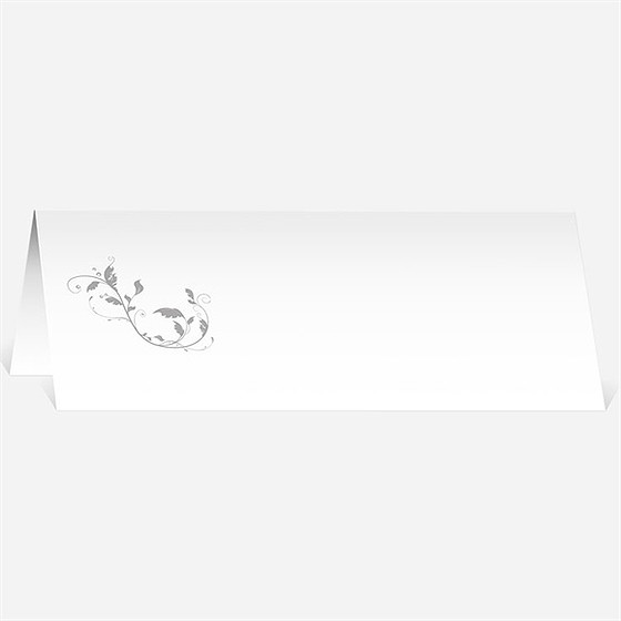 Marque-place mariage fleurs et élégance