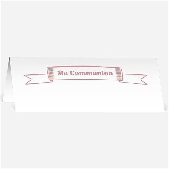 Marque-place communion etape chrétienne