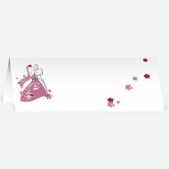 Marque-place mariage Un mariage illustré réf.N440298