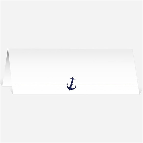 Marque-place mariage les ancres du mariage