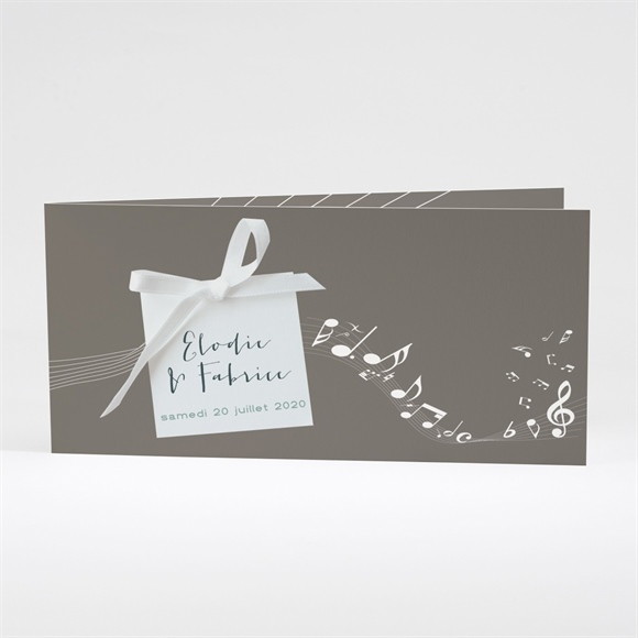 Faire-part mariage Notre Belle Mélodie réf.N43137