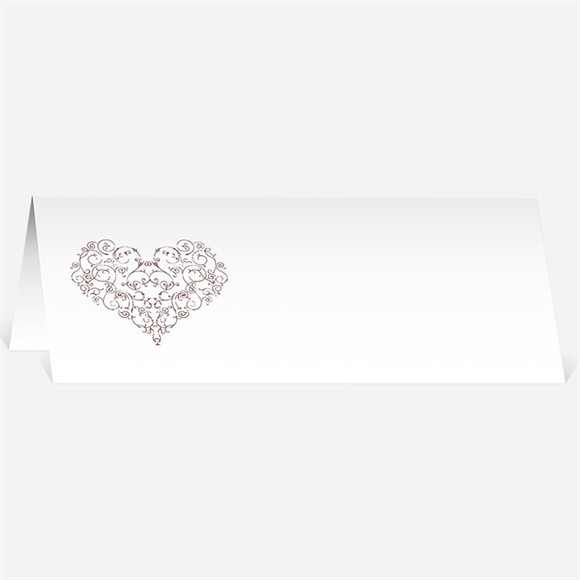 Marque-place mariage Coeurs champêtres réf.N440309