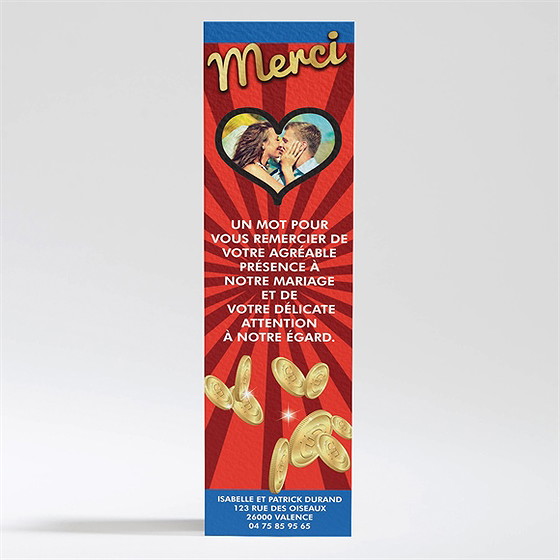 Remerciement mariage oh que oui !