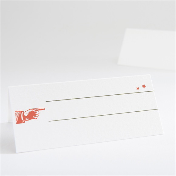 Marque-place mariage Vintage & original réf.N440316