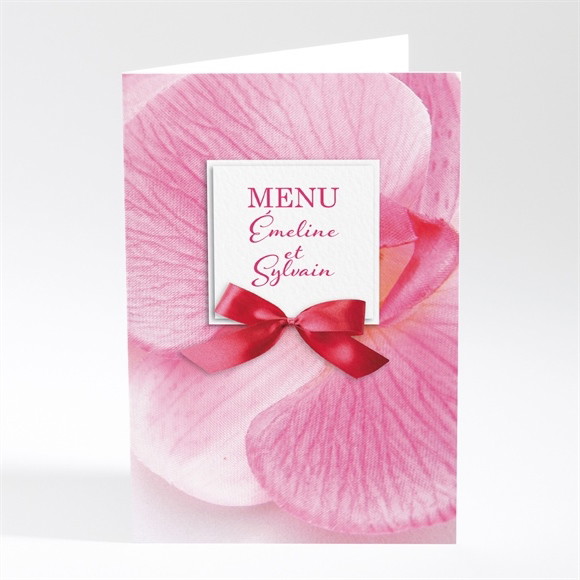 Menu mariage Pluie de fleurs réf.N401385