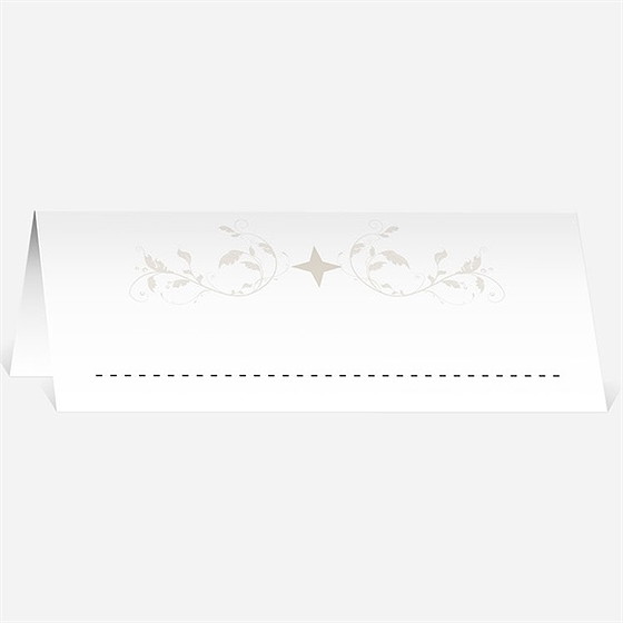 Marque-place mariage soie et nacré