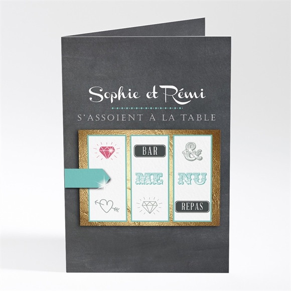 Menu mariage le Hasard réf.N401391