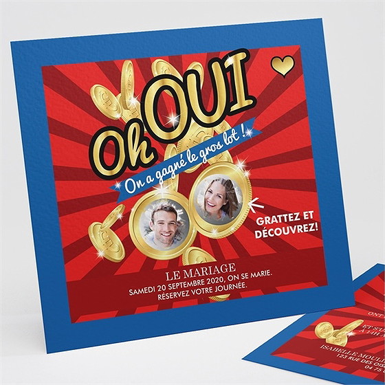 Faire-part mariage oh que oui !