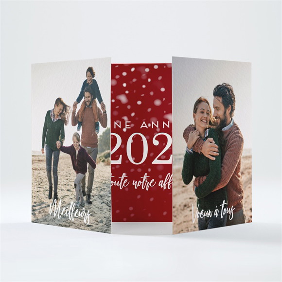 Carte de voeux Nos petites Frimousses réf.N70141