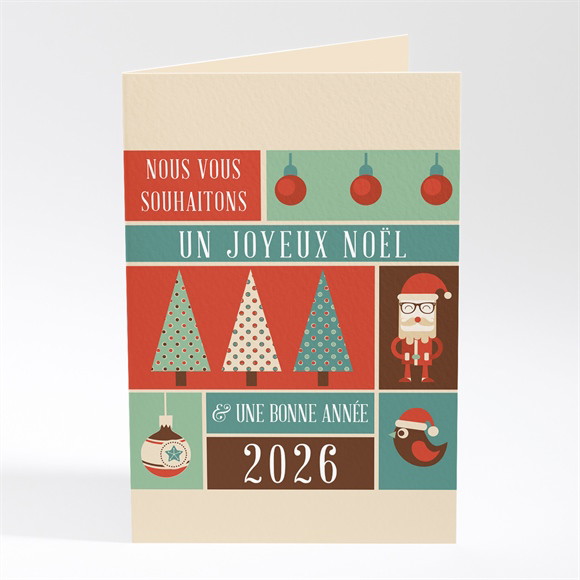 Carte de voeux Le plus beau des Noel réf.N401392