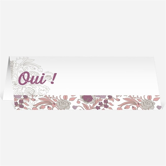 Marque-place mariage Liberty pastel vintage réf.N440338