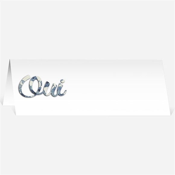 Marque-place mariage Étiquettes trompe l'oeil réf.N440346