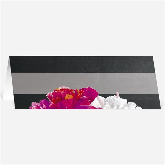 Marque-place mariage Fleurs modernes réf.N440349