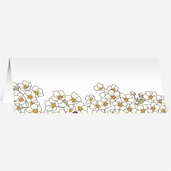 Marque-place mariage classique sobre et simple réf.N440354