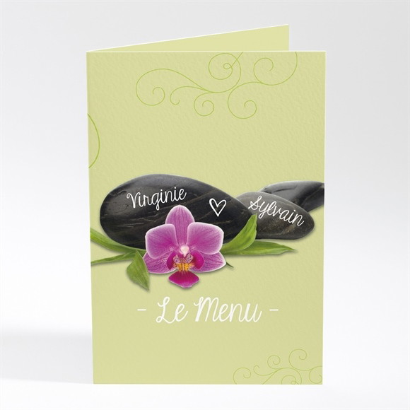 Menu mariage Zen et Naturel réf.N401413
