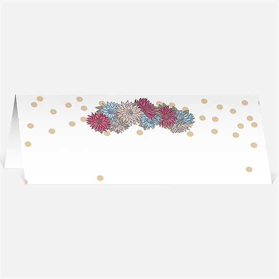 Marque-place mariage tendance et délicat