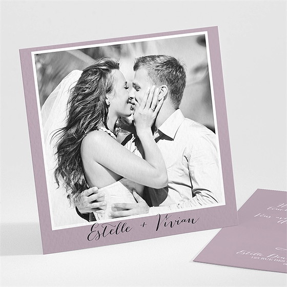 Remerciement mariage décoration florale