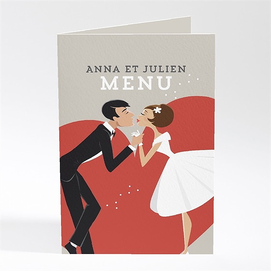 Menu mariage humour et romantisme