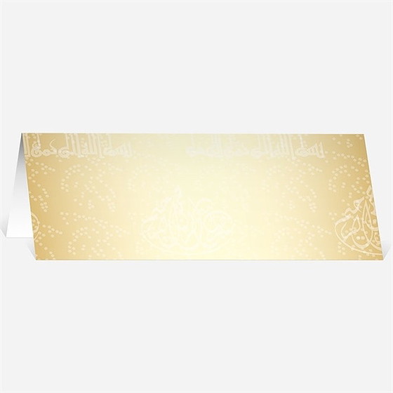 Marque-place mariage féerique et scintillant