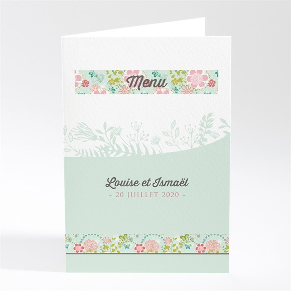 Menu mariage Le Printemps réf.N401436