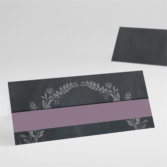 Marque-place mariage Découpe ardoise photo réf.N440379