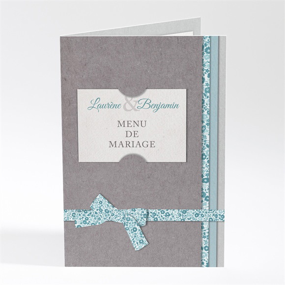 Menu mariage Liberty texturé réf.N401441