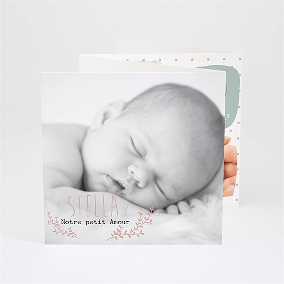Faire-part naissance notre petit amour