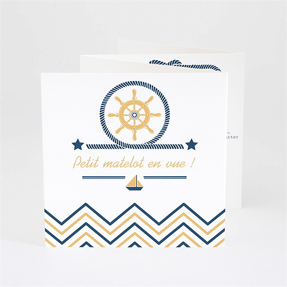 Faire-part naissance mon petit matelot