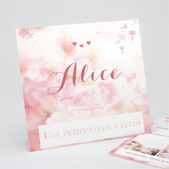 Faire-part naissance Douceur et rêveries réf.N311107