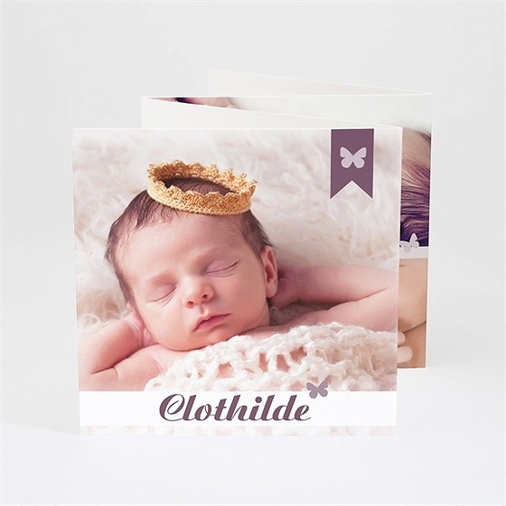 Faire-part naissance simple et créatif