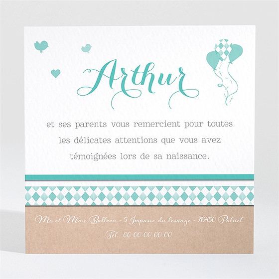 Remerciement naissance petit bonheur