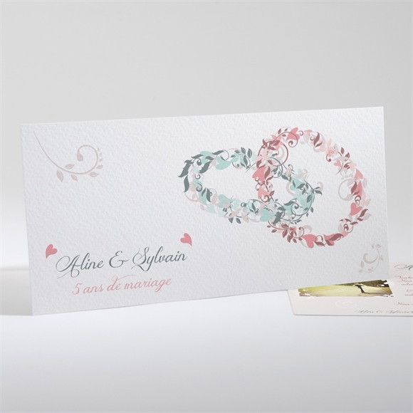 Invitation anniversaire de mariage Notre Alliance réf.N13134