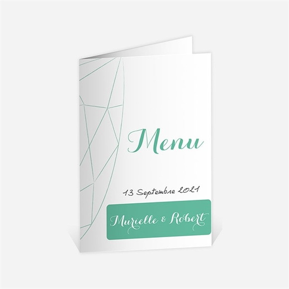 Menu anniversaire de mariage Carte à photos réf.N401469
