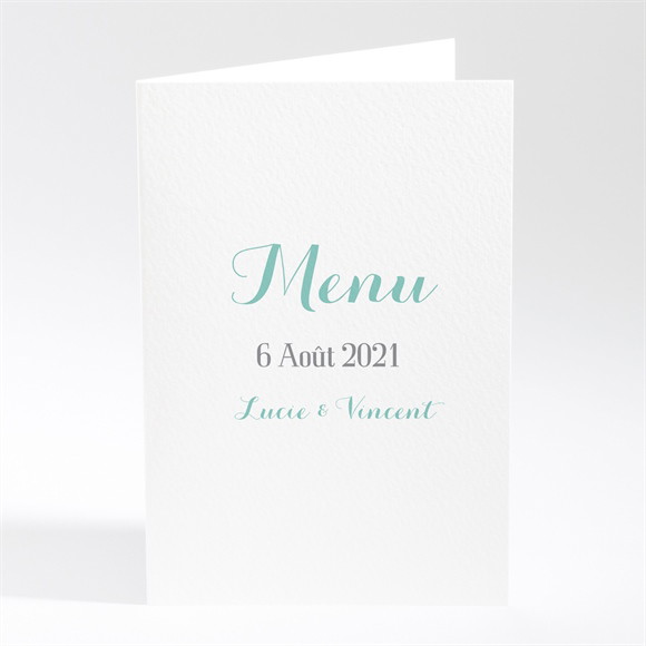 Menu anniversaire de mariage Carte anniversaire photo réf.N401476