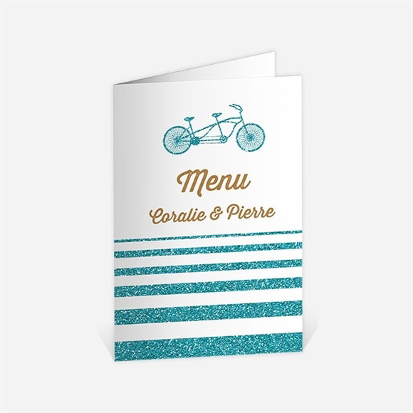 Menu anniversaire de mariage Notre Tandem réf.N401482