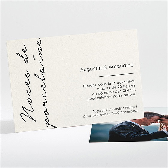 Invitation anniversaire de mariage rose poudré