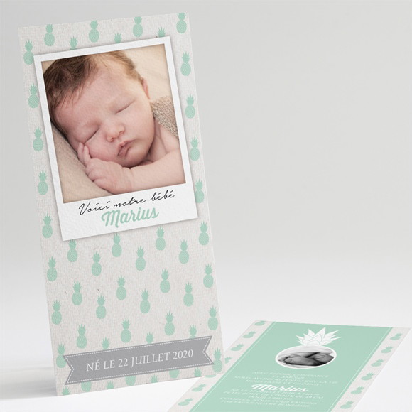 Faire-part naissance Ananas réf.N22131