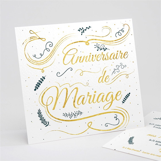Invitation anniversaire de mariage carte invitation fun