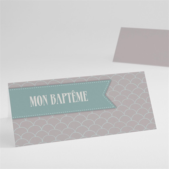 Marque-place baptême Photos en cascade réf.N440405
