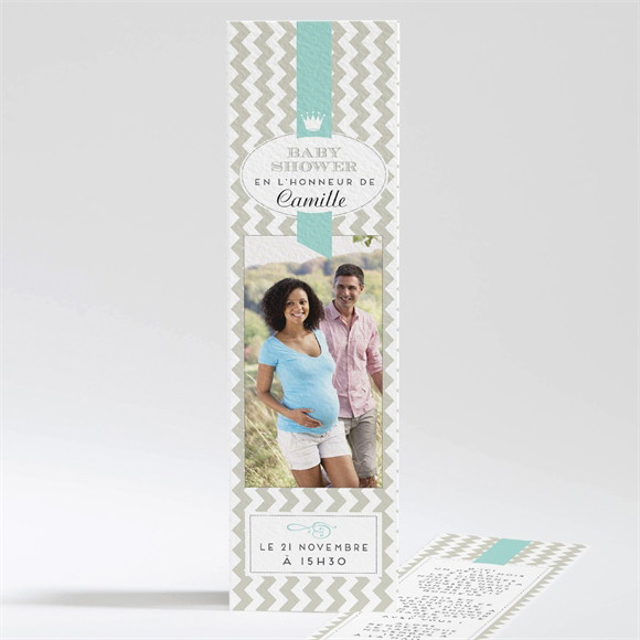 Faire-part baby shower Comme on se retrouve réf.N20115