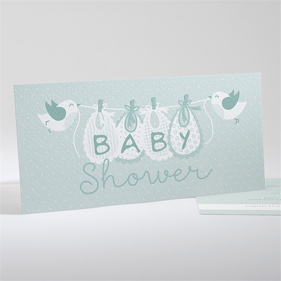 Faire-part baby shower mon bout'chou