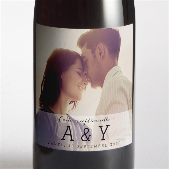 Etiquette de bouteille mariage réf. N300553 réf.N300553