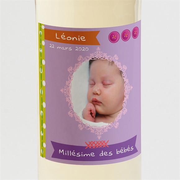 Etiquette de bouteille naissance réf. N300592 réf.N300592