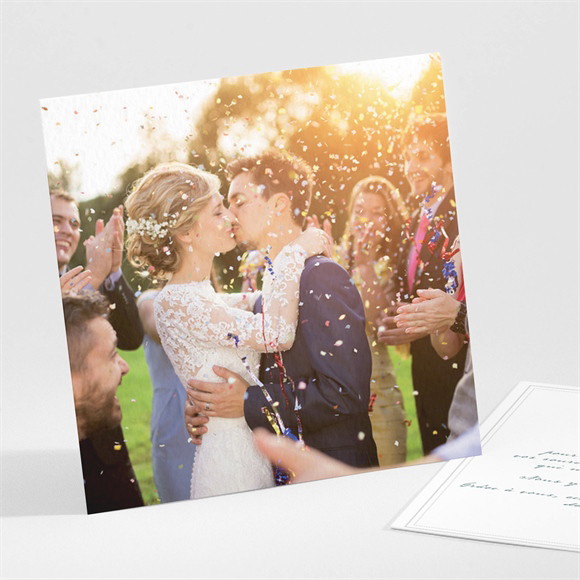 Remerciement mariage Champêtre et original réf.N30117