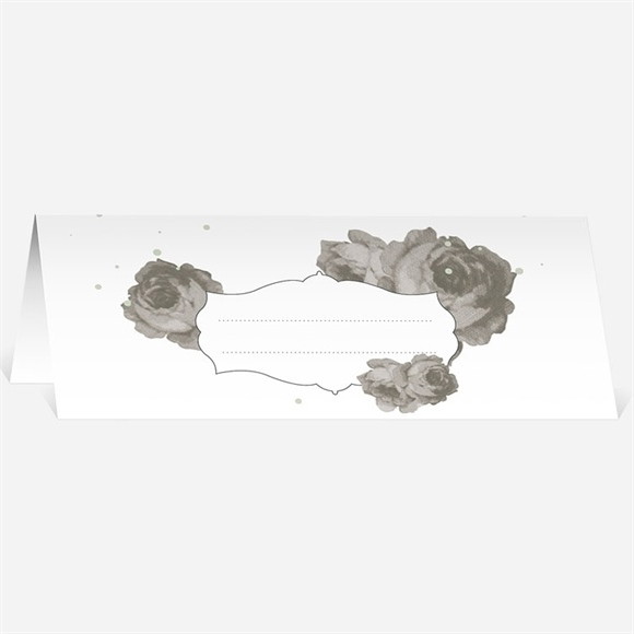 Marque-place mariage rétro chic vintage réf.N440408