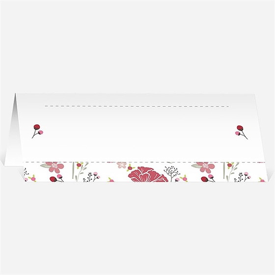 Marque-place mariage motifs liberty