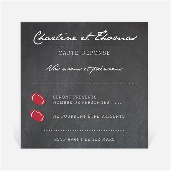 Carton réponse mariage Essai transformé ! réf.N300638